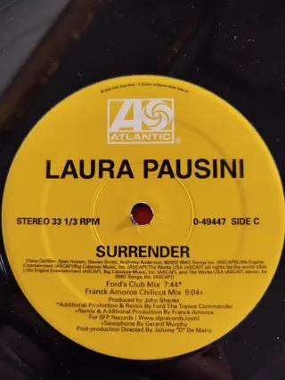 Vinilo Laura Pausini-Surrender