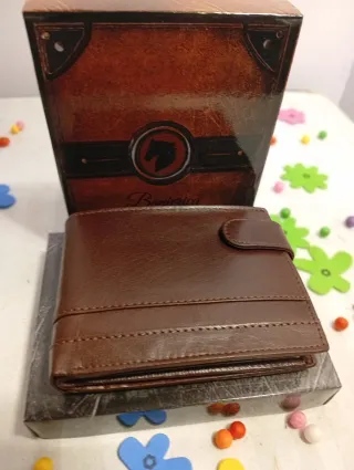 Cartera de Piel Marrón