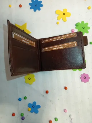 Cartera de Piel Marrón