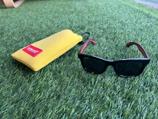 Occhiali da sole Polar per bambini neri e rossi