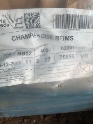 Botella Vidrio 70cl Tipo Champán