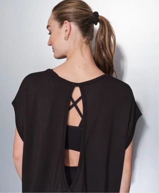 Camiseta Dash and Stars negra nueva