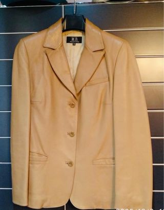 Chaqueta blazer polipiel M.B. Talla 42