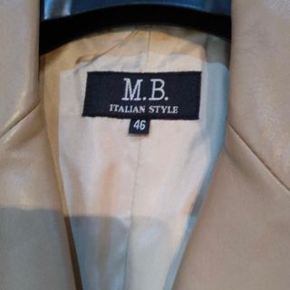 Chaqueta blazer polipiel M.B. Talla 42