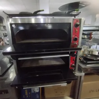 Horno de pizza doble altura