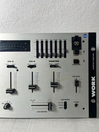 WORK DJ 25 Mezclador Estéreo 5 Canales