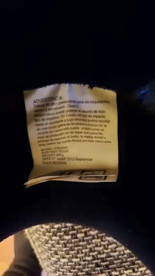 Casco infantil verde