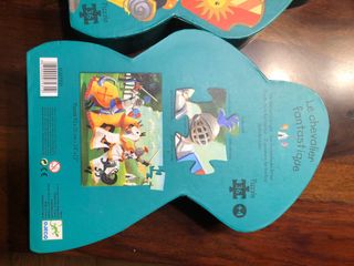 Puzzle 36 piezas Djeco Caballero