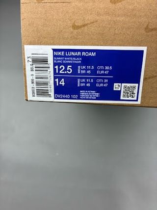 Nike Lunar Roam Uomo EU 47 Bianco Nero
