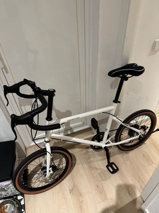 Bicicleta Plegable DIREFON Blanca