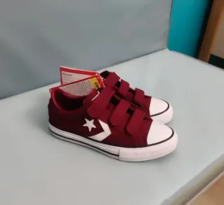 Bambas Converse Burdeos Velcro