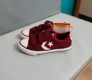 Bambas Converse Burdeos Velcro