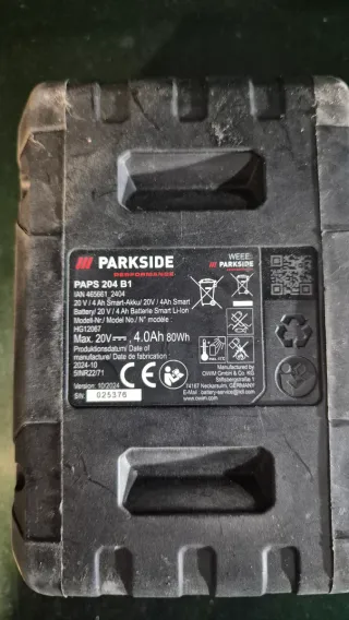 Baterías Parkside X20V Team 4Ah