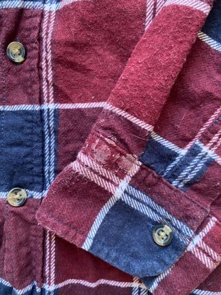 Camisa cuadros workwear. western hombre M Chemise