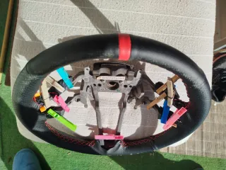 Volante Honda Civic 2006-2012 Negro/Rojo