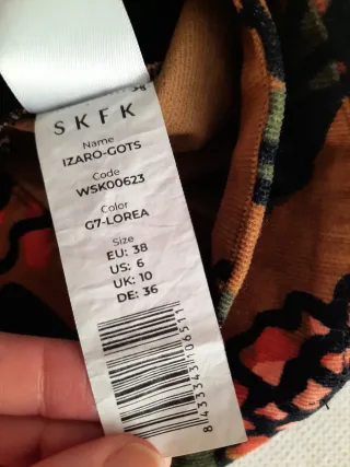 Falda SKFK estampada floral