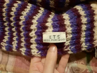 Sciarpa lana fatta a mano