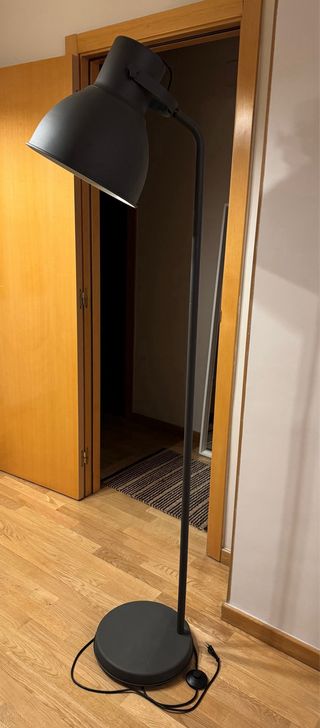 Lámpara de pie Ikea HEKTAR gris