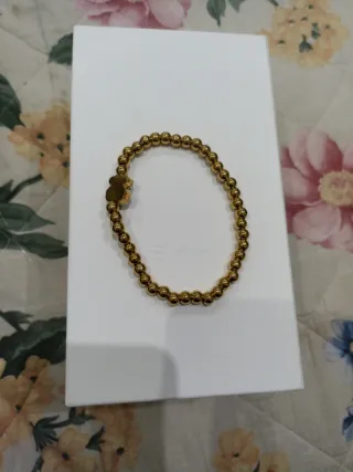 Bracciale Tous Orsetto Nero Oro Donna