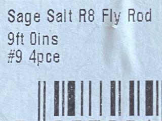 Caña de mosca / pescar   SAGE Salt R8 990-4