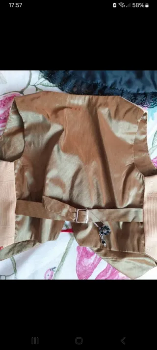 Traje Asturiana Niña 1-2 Años. Alpargatas talla 22
