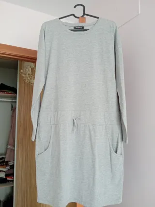 Vestido gris invierno talla M