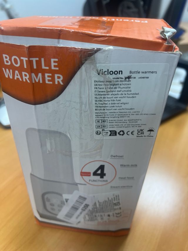 Calentador de biberones nuevo