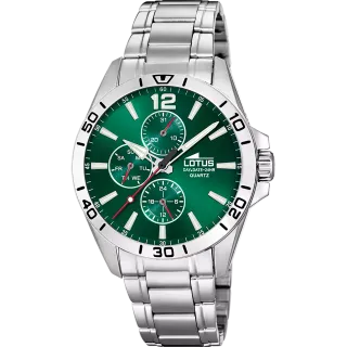Reloj Lotus 18812/7 Cronógrafo Verde Plata