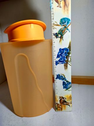 Tupperware Caraffa Arancione da 1L, Altezza 20cm
