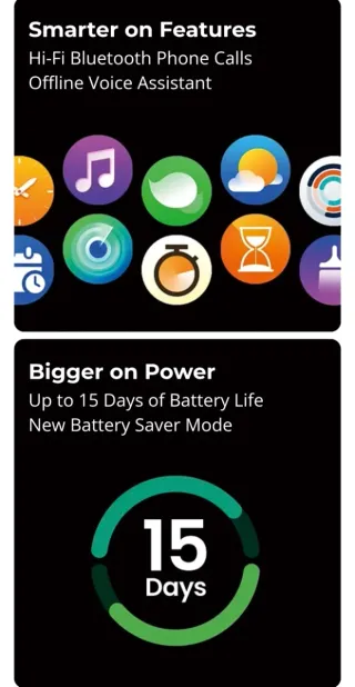 Smartwatch Amoled para Android e Iphone