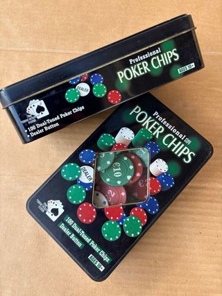 Set 100 Fiches Poker Professional Dual-Toned
