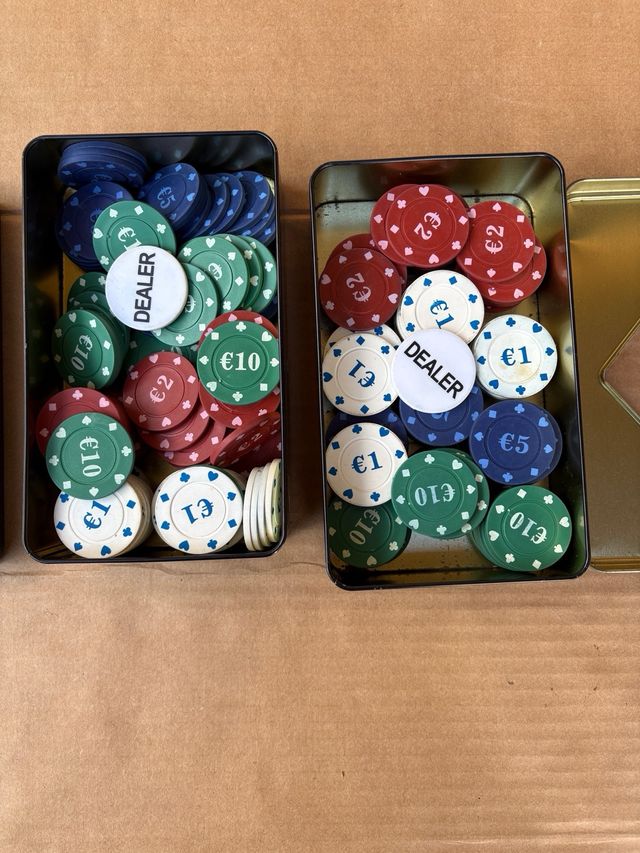 Set 100 Fiches Poker Professional Dual-Toned