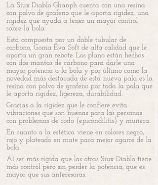 Pala Siux Diablo Granpheno