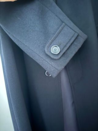 Abrigo Hugo Boss Hombre Lana Azul Oscuro