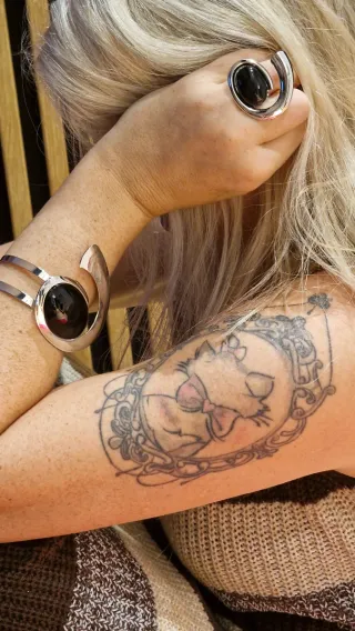 Anillo y Pulsera Plata Negra