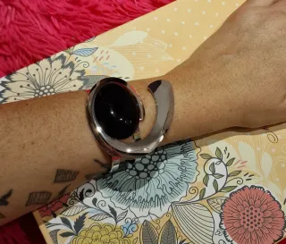 Anillo y Pulsera Plata Negra