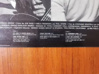 Vinilo Pablo Live Stephane Grappelli Joe Pass