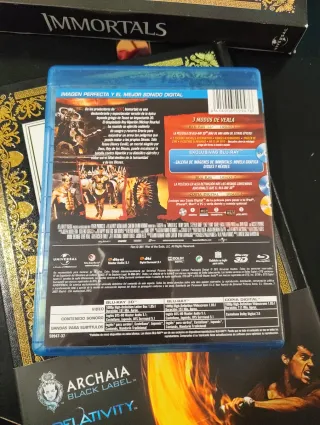 Inmortales 3D. Blu-ray. Exclusiva Fnac.
