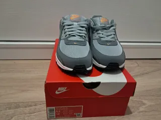 Zapatilla Nike Air Max 90 Gris Naranja