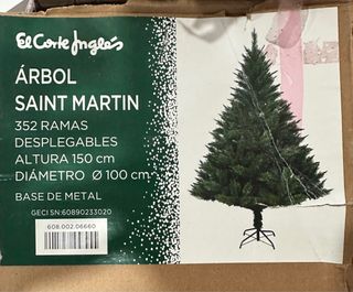 Árbol de Navidad El Corte Inglés + Bolas