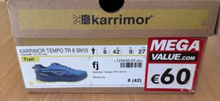 Karrimor Tempo TR 8 SN10 Scarpe da Trail