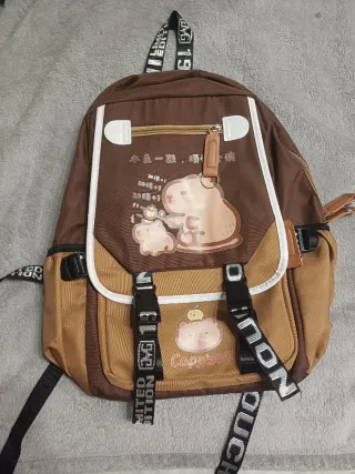 Mochila Capibara Beige y Marrón