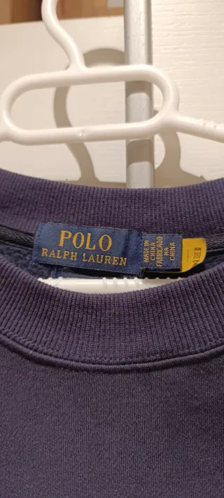 Sudadera Polo Ralph Lauren Oso Golfista Azul