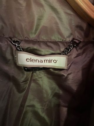 Chaqueta de invierno Elena Miró marrón T.XXL