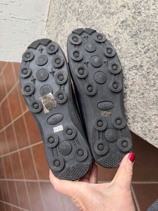 Stivali nuovi invernali blu con pelo Tg. 36/37