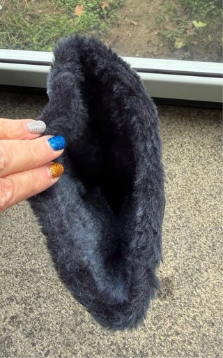 Stivali nuovi invernali blu con pelo Tg. 36/37