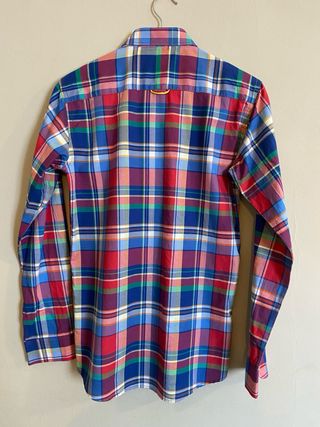 Camisa Spagnolo cuadros manga larga T16