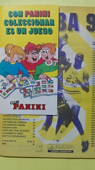 Álbum Panini NBA 90 Baloncesto