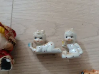Lote figuras porcelana animales y personas