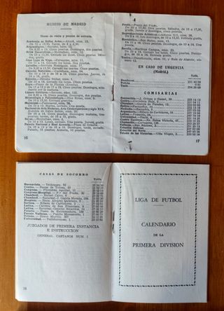 Lote 4 Almanaque Caja Postal Ahorros